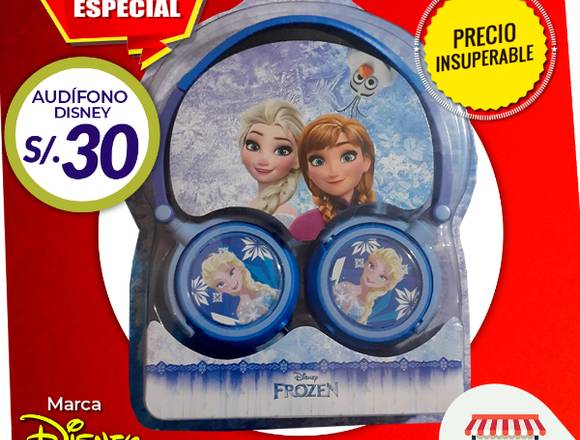  Audífono - Frozen - Avengers - A Sólo S/.30.00