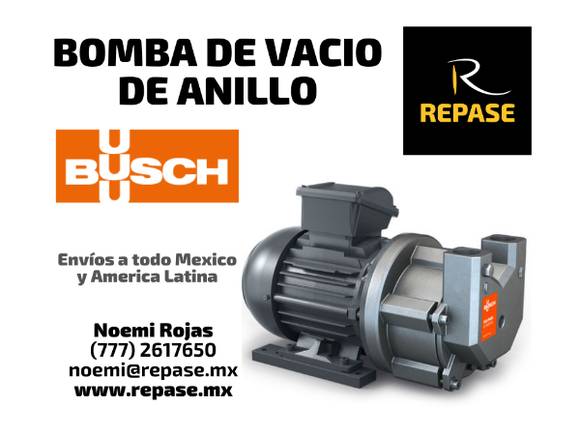 VENTA DE BOMBAS DE VACÍOS DE ANILLOS BRUSH