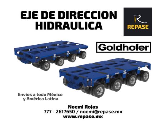 EJES DE DIRECCION HIDRAULICA GOLDHOFER