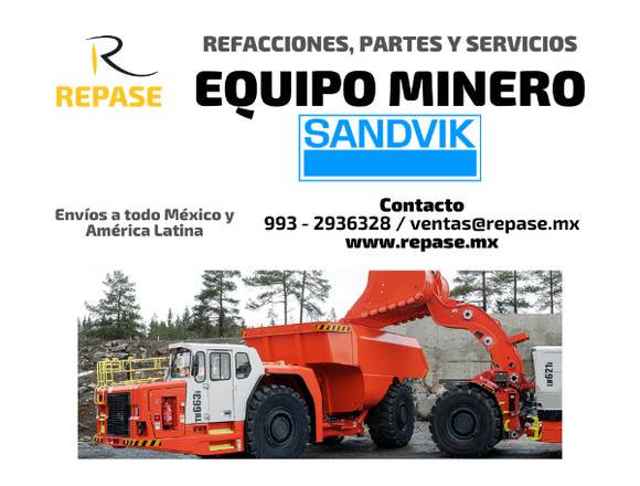 EQUIPO MINERO SANDVIK