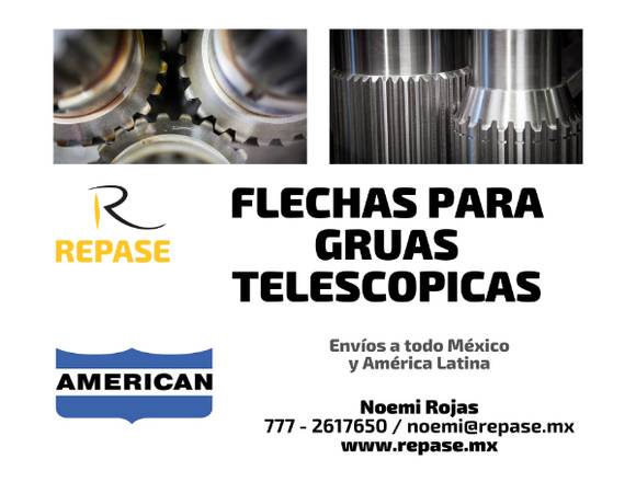 FLECHAS PARA GRUAS TELESCOPICAS AMERICAN