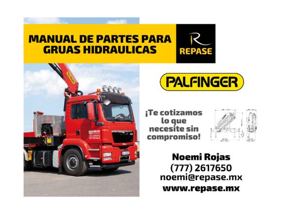 MANUAL DE PARTES PARA GRUAS HIDRAULICAS PALFINGER