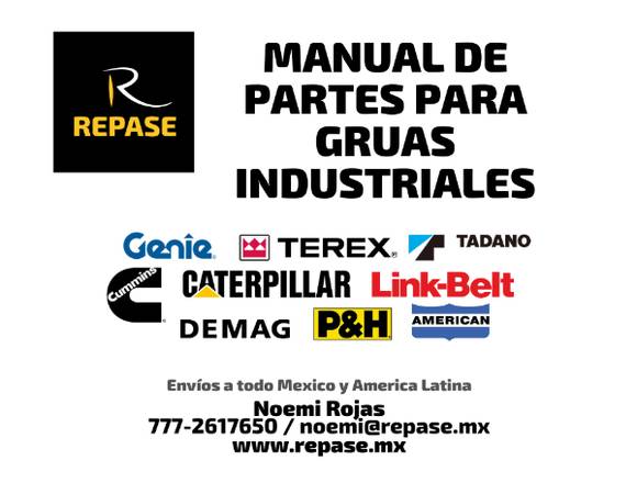 MANUAL DE PARTESPARA GRUAS INDUSTRIALES