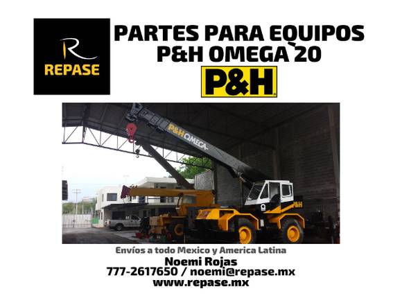 PARTES PARA EQUIPOS P&H OMEGA 20