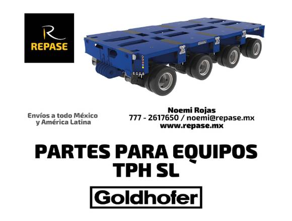 PARTES PARA EQUIPOS TPH SL GOLDHOFER