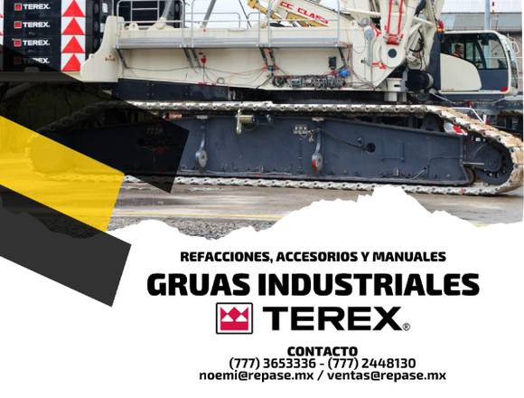 ACCESORIOS Y MANUALES PARA GRUAS TEREX