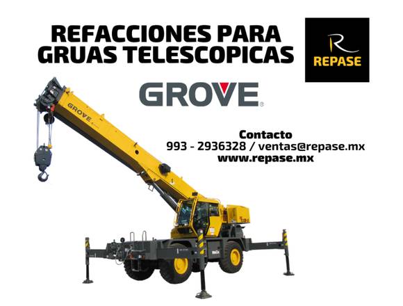 REFACCIONES PARA GRUAS TELESCOPICAS GROVE