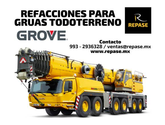 REFACCIONES PARA GRUAS TODOTERRENO GROVE