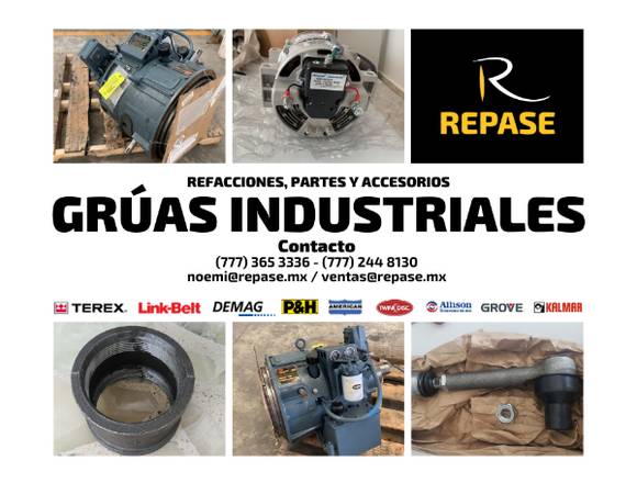 PARTES Y ACCESORIOS PARA GRUAS INDUSTRIALES