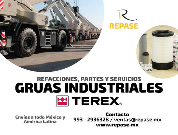 REFACCIONES Y PARTES PARA GRUAS TEREX