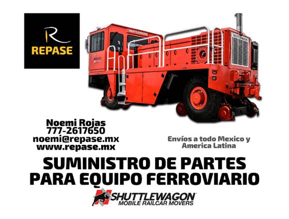 PARTES PARA FERROVIARIO SHUTTLEWAGON 