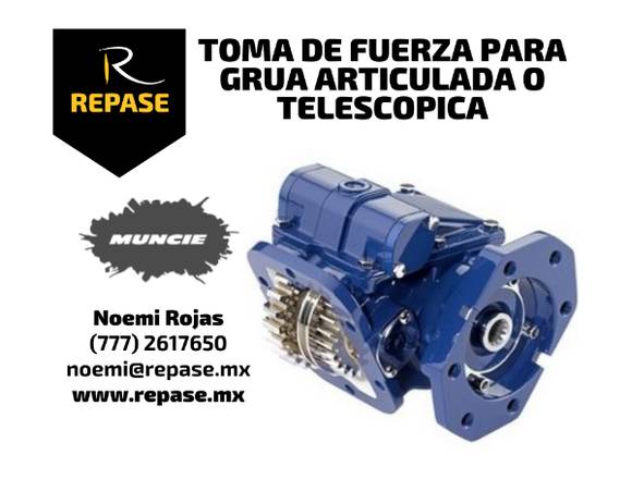 TOMA DE FUERZA PARA GRUAS TELESCOPICAS MUNCIE