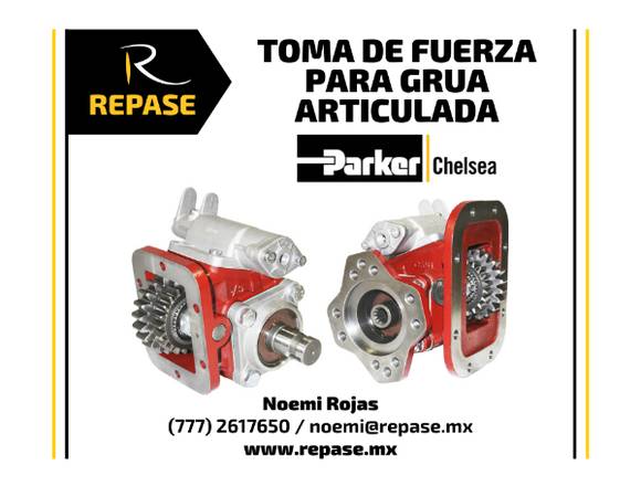 TOMA DE FUERZA PARA GRUA ARTICULADA PARKER CHELSEA