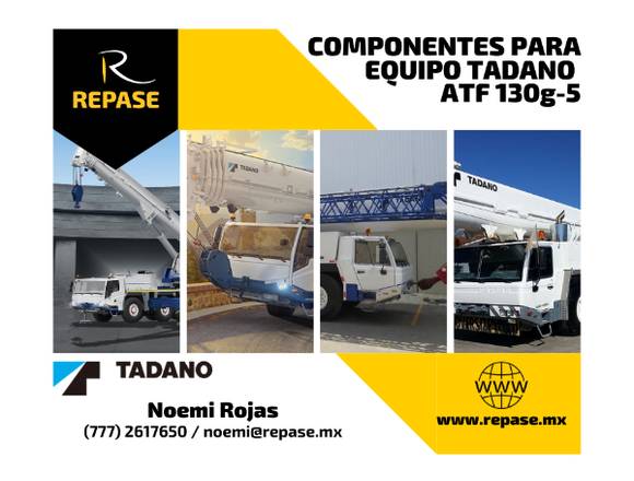 COMPONENTES PARA EQUIPO TADANO ATF 130g-5