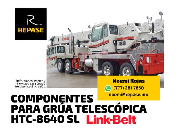 COMPONENTES PARA  HTC-8640 LINKBELT