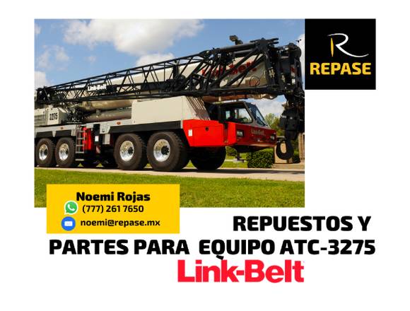 PARTES Y REPUESTOS PARA EQUIPOS ATC-3275 LINK BELT