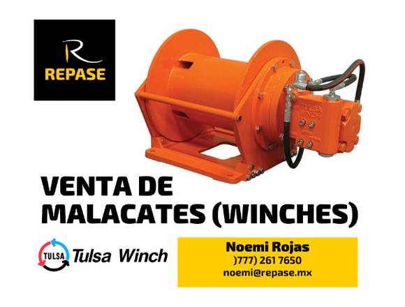 VENTA DE MALACATES (WINCHES) TULSA WINCH