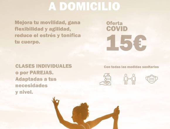 Clases de yoga a domicilio