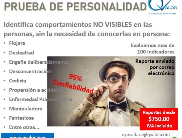 Prueba de Personalidad