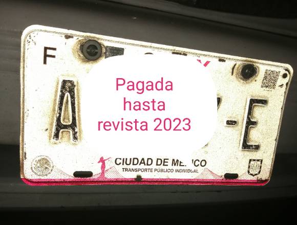 PLACAS DE TAXI VENDO