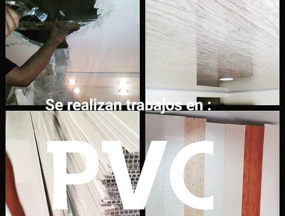 Servicio en instalación de techos PVC