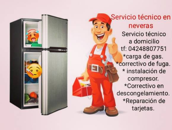 Servicio técnico en Neveras