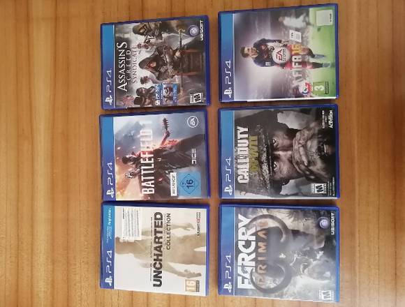 PS4 FAT 1TB + Joystick + 8 juegos físicos