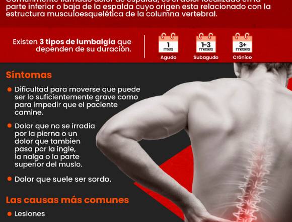 ¿Dolor lumbar? Que no te gane