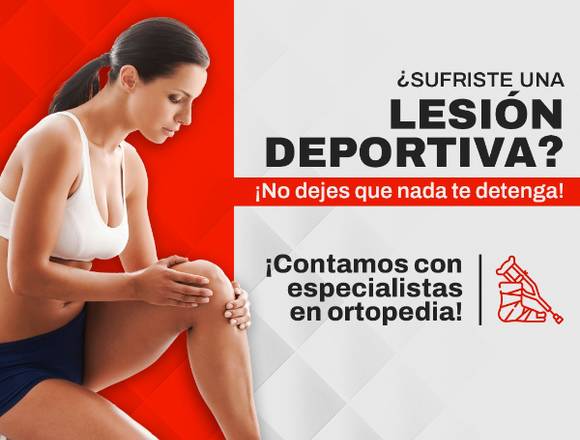 ¿Lesiones deportivas?