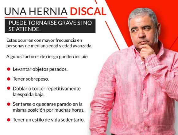 Cuidado con las HERNIAS DISCALES 