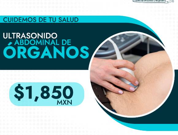 Ultrasonido abdominal de órganos 