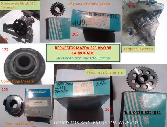 Venta Repuestos Nuevos Mazda 323 Carburado Año 98