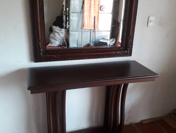 Vendo consola en madera