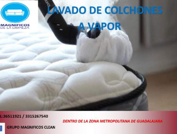 LAVADO A VAPOR DE COLCHÓN MATRIMONIAL