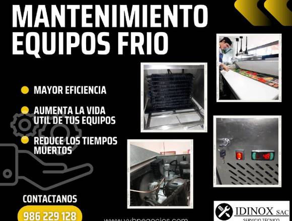 MANTT PREVENTIVO A EQUIPOS REFRIGERADOS