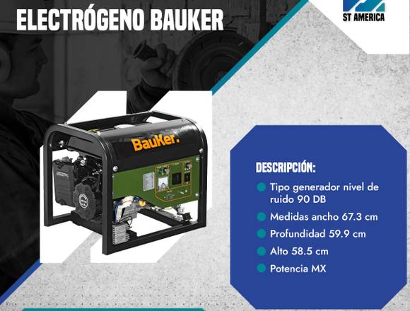 ALQUILER DE GRUPO ELECTRÓGENO BAUKER