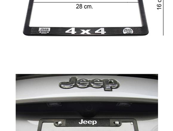 Par Porta Placas Jeep Alta Calidad Tipo Original 