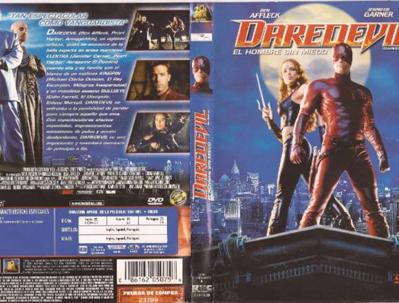 Daredevil Pelicula Dvd Original Ben Affleck Usado