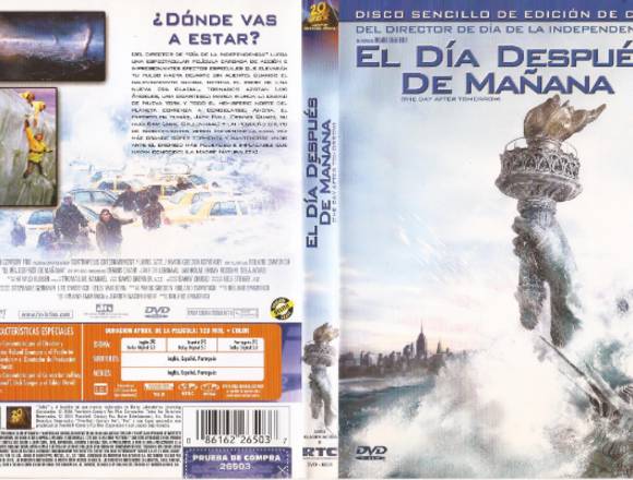 El Día Después De Mañana Dvd Dennis Quaid Usado