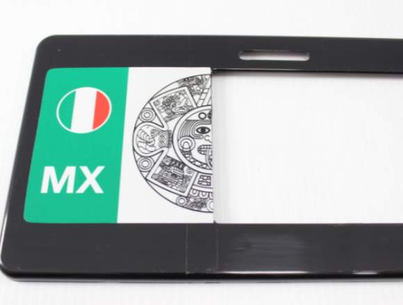 1 Porta Placa Mexico Europeo Grande 51x16 Mod 1