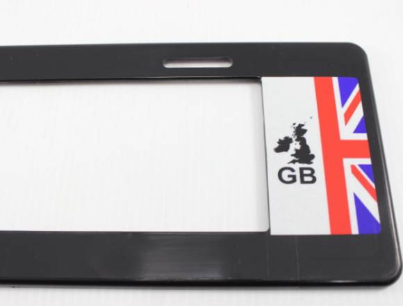 1 Porta Placa Inglaterra Europeo Chico 42x16 Mod 2