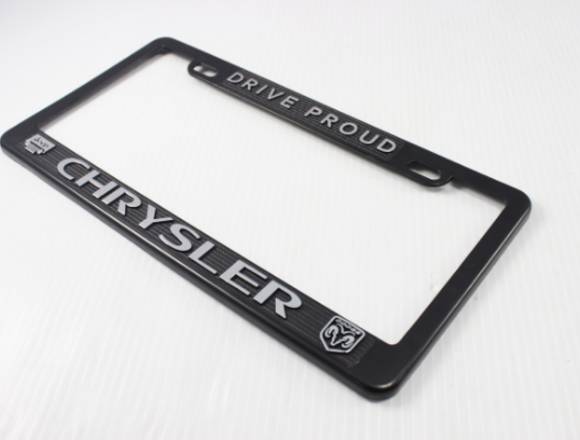 Par Porta Placas Chrysler Calidad Tipo Original