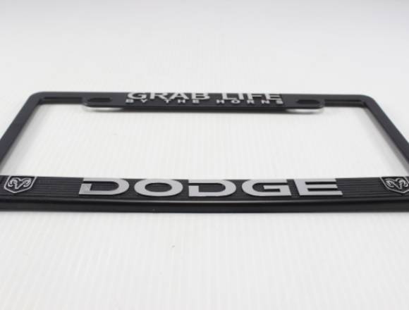 Par Porta Placas Dodge Alta Calidad Tipo Original