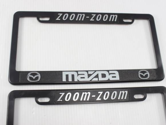 Par Porta Placas Mazda Alta Calidad Tipo Original 