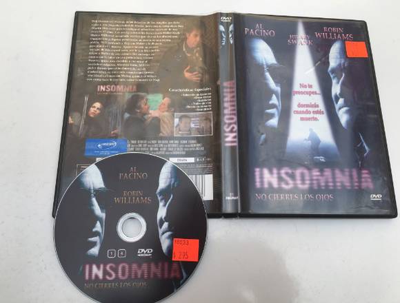 Insomnia Dvd Original Al Pacino Usado (ver Fotos)