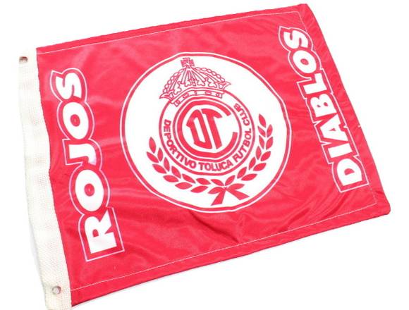 Bandera Diablos Rojos 37x27 Nueva Coche Ventana