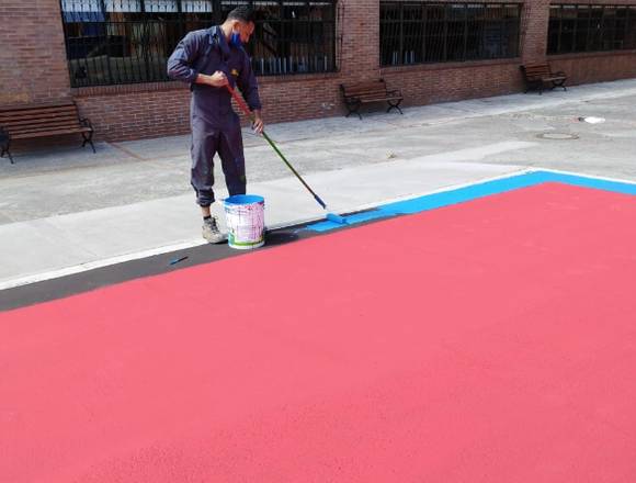 Pintado de espacios deportivos