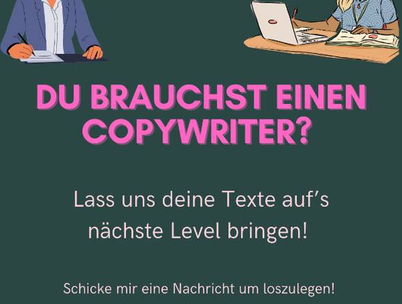 Copywriting/Werbetexte/Texter