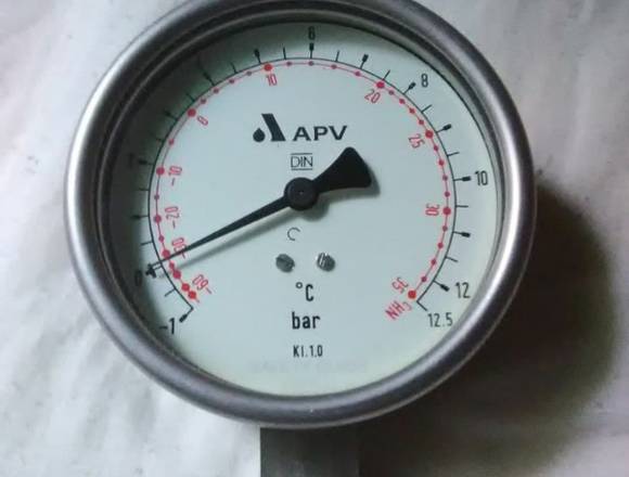 Manómetro para Refrigerante de Amoniaco (NH3)