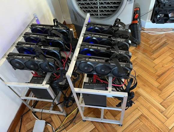 Armado de RIG, minar Criptomonedas por GPU 2/4/6/ 